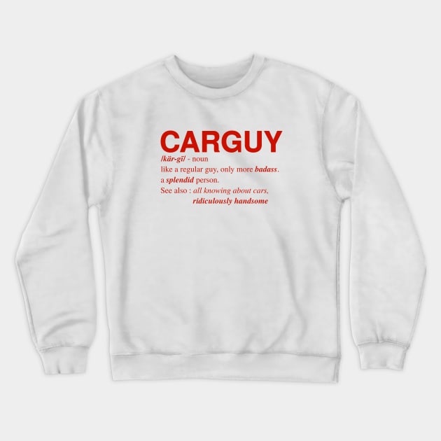 Car-Guy Crewneck Sweatshirt by Riel